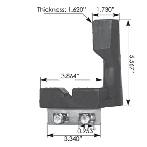 Hood Latch Hook Replaces A17-12759-001 For Freightliner Passenger Side