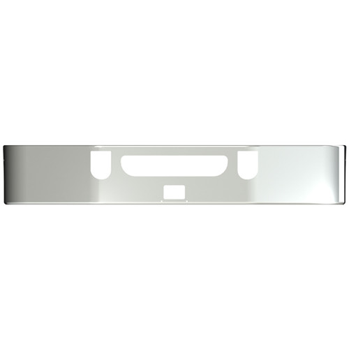 Valley Chrome 16 Inch Set Back Axle Bumper W/ Step, Tow & Vent Holes By Valley Chrome Fits Mack Anthem