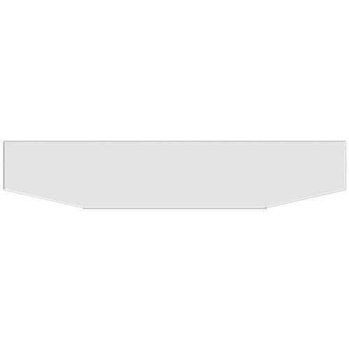 22 Inch Chrome Tapered Boxed End Bumper, 10 Gauge With Usx Blind Mount Plates