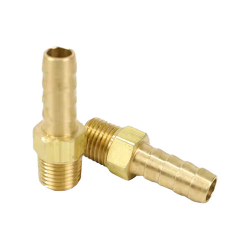 4 Inch 3/8 X 1/ Brass Hose Barb Male Connector