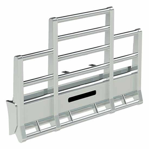 Herd Aluminum Road Train Grille Guard W/ Slam Latch & Rake Fits Kenworth T660