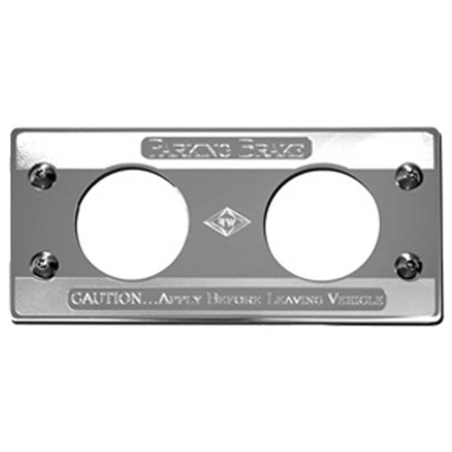 Stainless Steel Parking Brake Control Statement Plate