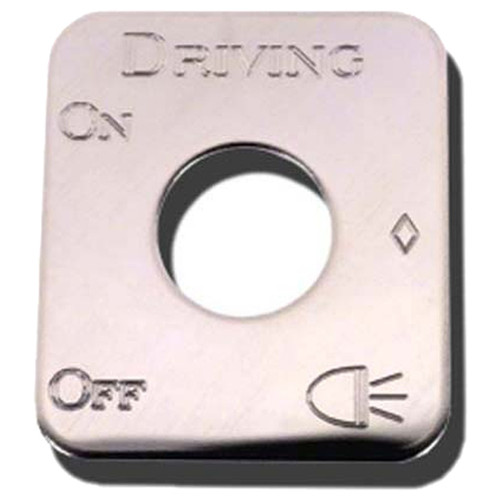 Stainless Steel Driving Light Switch Plate For Kenworth