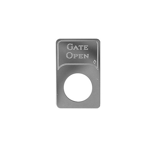 Stainless Steel Tailgate Indicator Light Plate