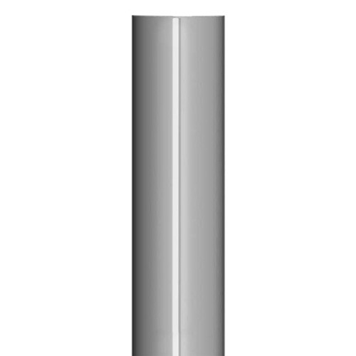 44 Chrome Flat Top Exhaust Stack W/ 8 OD Top & 5 OD Bottom By Lincoln Chrome