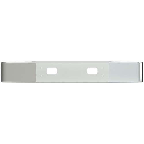 16 Inch Stainless Steel SBA Bumper W/ Mounting & Tow/Hitch Holes By Valley Chrome Fits Volvo WG SBA