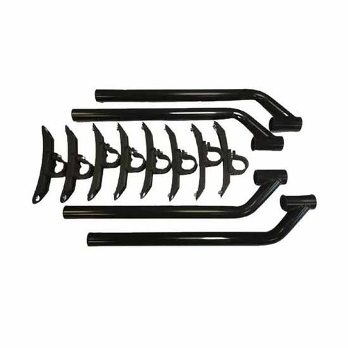 Loaded Fender Single Axle Mounting Kit Poly Off Set Pipe - HD