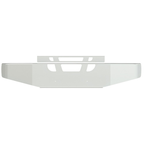 16 Inch Chrome Taper Rolled End Bumper With Tow And Vent Holes For Volvo Vhd