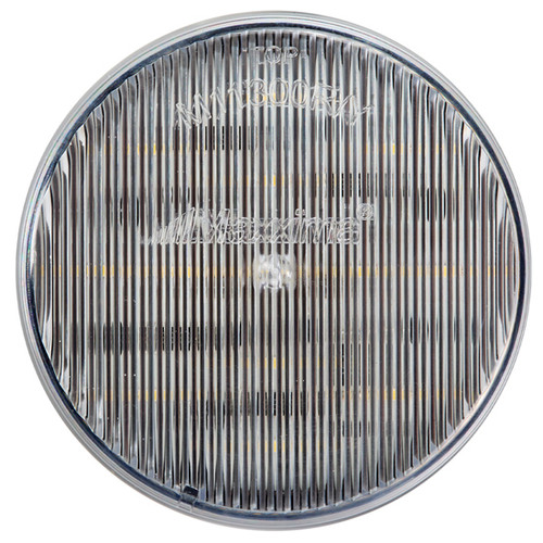 5 Inch 2. Round Interior Courtesy Light - White Led / Clear Lens By Maxxima
