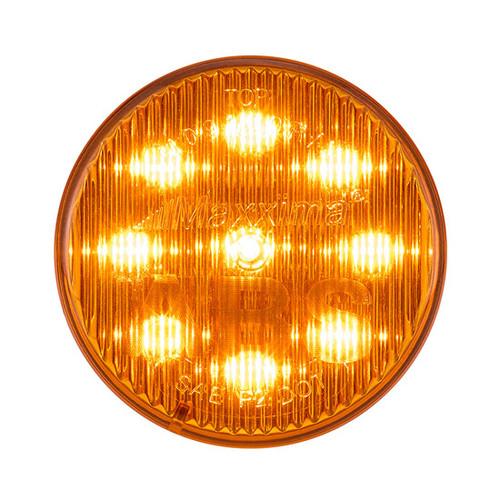 2 Inch Amber Round Clearance Marker LED Light W/ Amber lens