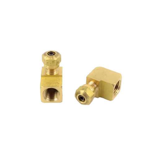 8 Inch Air Line Fitting - Female Elbow 90 Degree 3/8 X 3/
