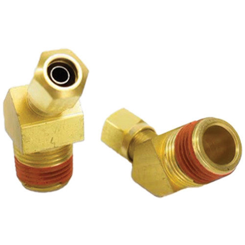 2 Inch Brass Male Elbow 45 Degree 3/8 X 1/ For Nylon Tubing