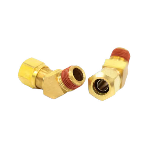 8 Inch Brass Male Elbow 45 Degree 1/2 X 3/ For Nylon Tubing