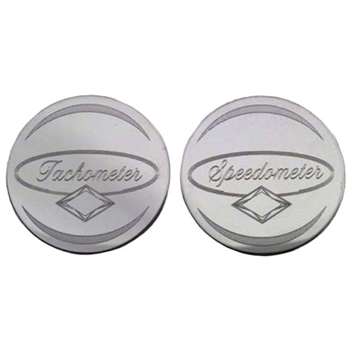 Stainless Steel Speedometer And Tachometer Round Gauge Plate For Peterbilt