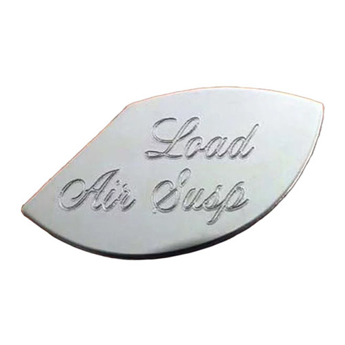 3 Inch Large 1/ SS Moon Shaped Load Air Suspension Gauge Emblem For 2 Inch Isspro Gauge
