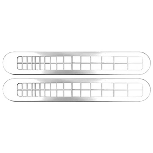 Chrome Windshield Defrost Vent Cover For Peterbilt 378, 379