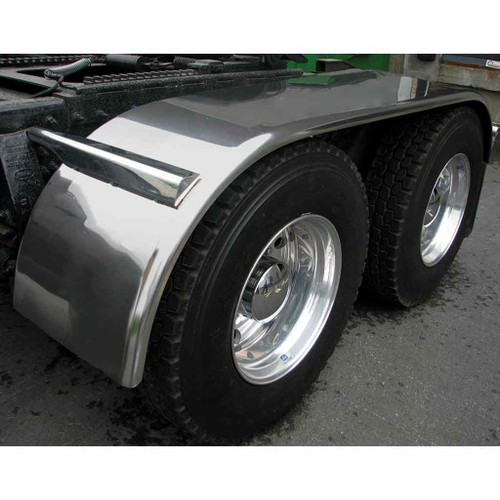 TRUX TFEN-F13 120" STAINLESS STEEL FULL FENDERS WITH ROLLED EDGE (16 GAUGE)