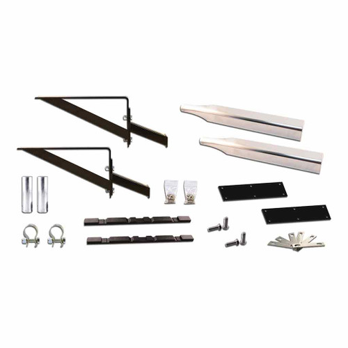 TRUX TFEN-HKITHD STAINLESS STEEL HALF FENDER MOUNTING KIT WITH SWIVEL UNDERMOUNTS (12 GA. | THREADED POST MOUNT)