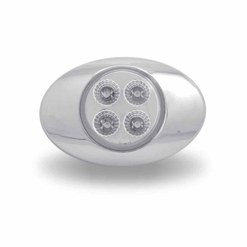 TRUX TLED-G2XCR CLEAR RED MARKER GENERATION 2 LED LIGHT - 4 DIODES