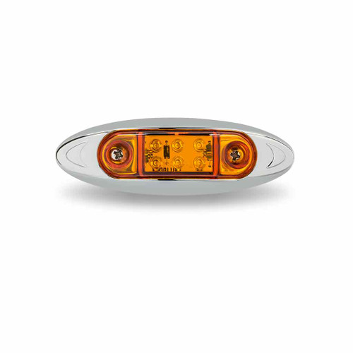 TRUX TLED-INF2A AMBER MARKER SMALL INFINITY LED LIGHT - 6 DIODES