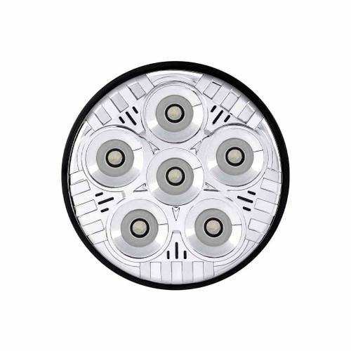 TRUX TLED-UX9 5" LEGACY SERIES 4411 REPLACEMENT CHROME ROUND SPOT BEAM LED WORK LIGHT (6 DIODES)