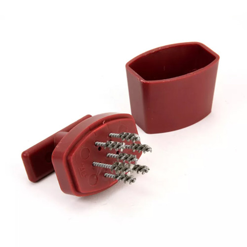Plastic 7- Way Plug Cleaner W/ Stainless Steel Bristles