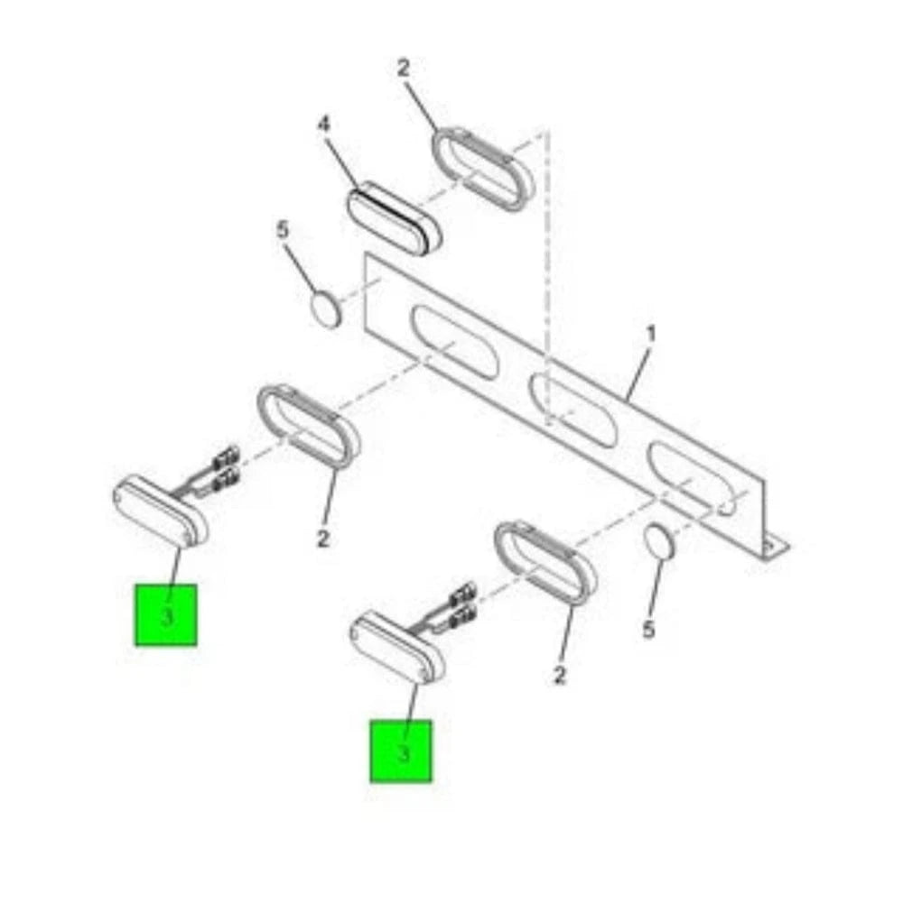 4117201C91 | Genuine International Light, Tail And Stop