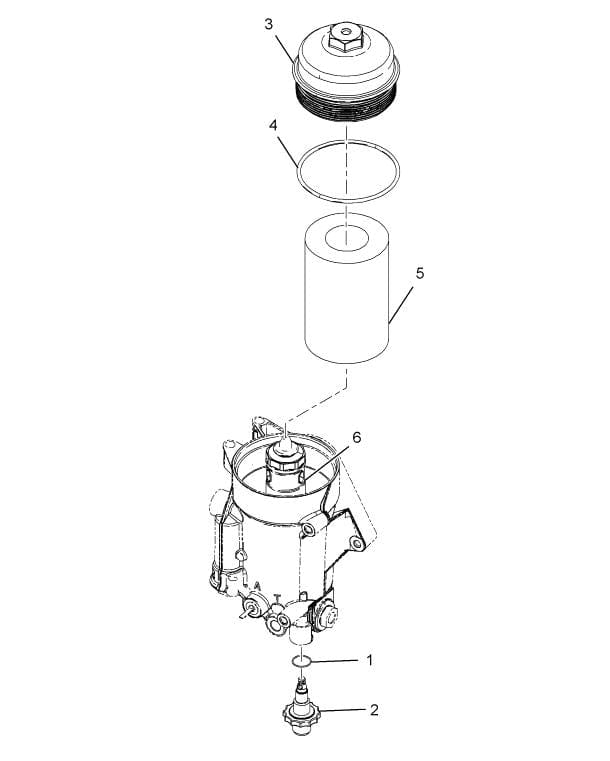 7097192C92 | Genuine International Fuel Filter Assembly