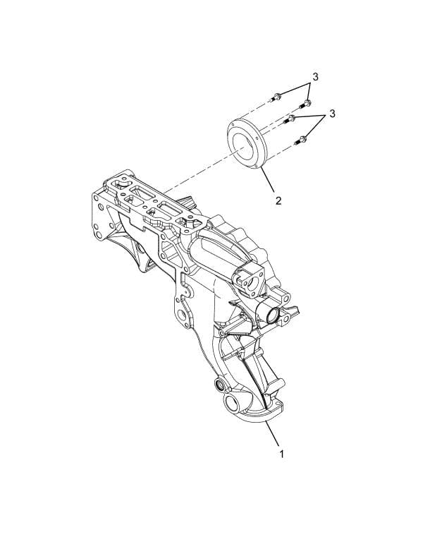 7095459C2 | Genuine International Water Distribution Housing (Assembly)