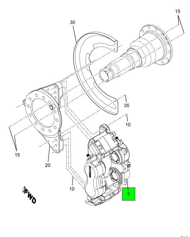 141.8301 | Genuine International Disc Brake Caliper