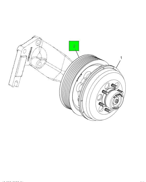 2591652C91 | Genuine International Fan Drive Pulley Hub