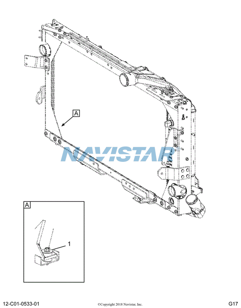 2590841C91 | Genuine International Radiator Isolator (Kit)