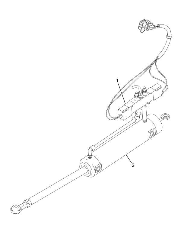 2509719C91 | Genuine International Air Door Cylinder
