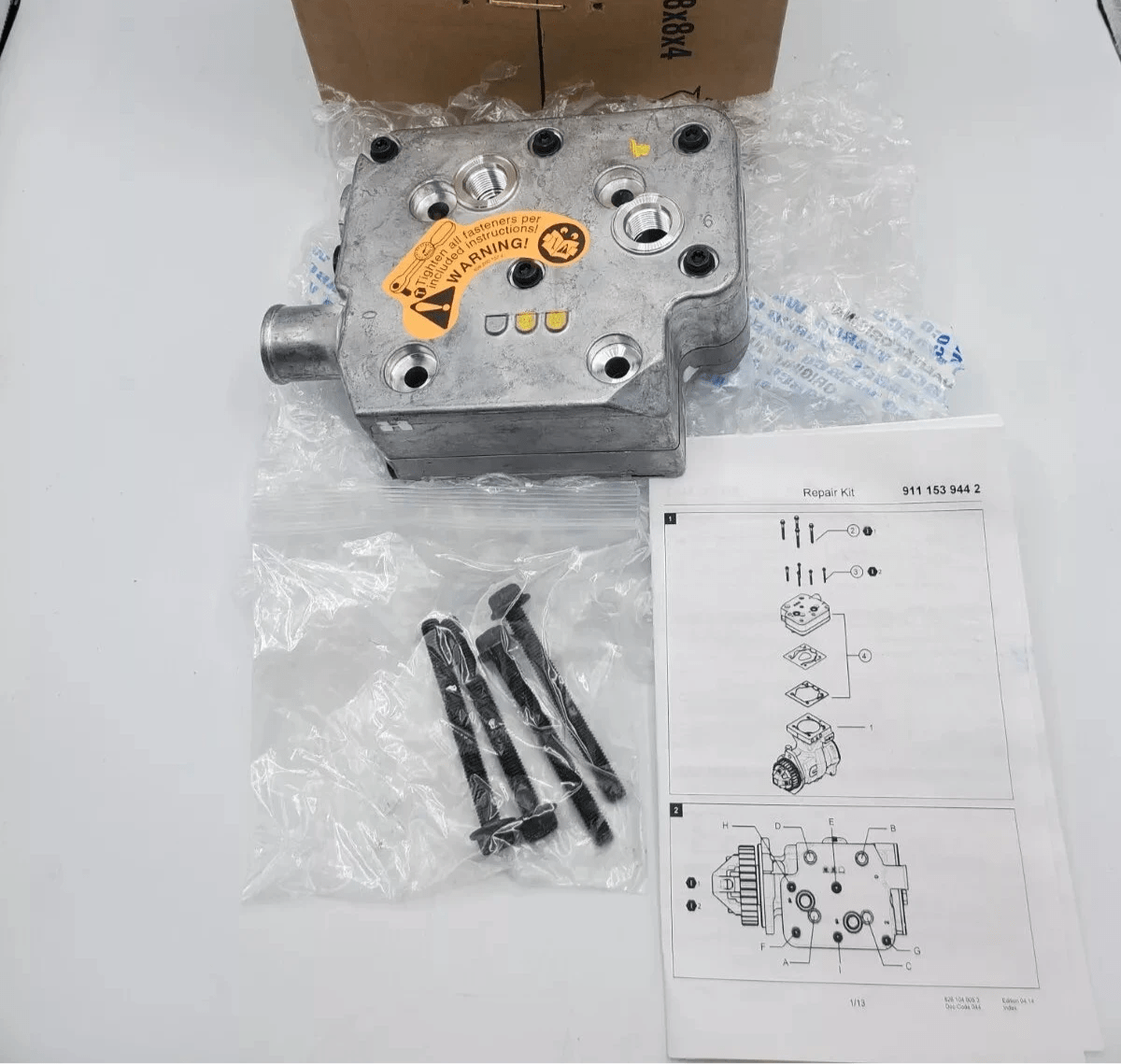 4337585 | Genuine Cummins Air Compressor Cylinder Head Kit