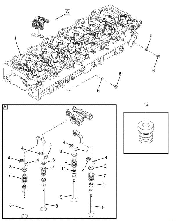 5010752R92 | Genuine International Cylinder Head (Kit)
