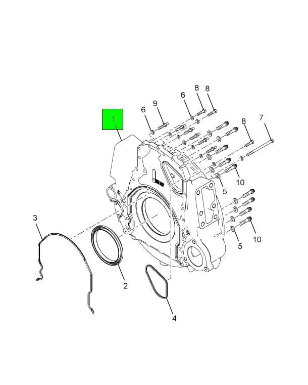 3007256C1 | Genuine International Flywheel Housing Assembly