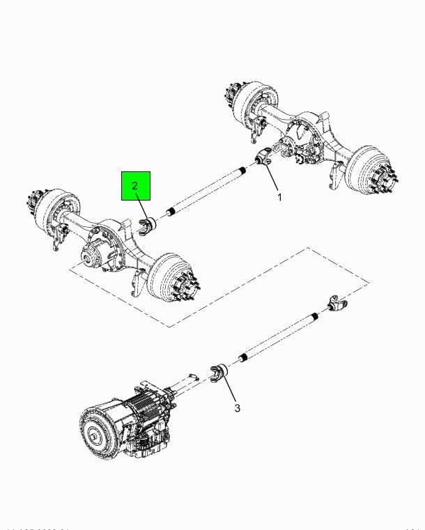 2518089C91 | Genuine International Differential Flange Yoke