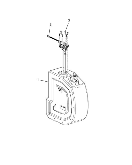 4097810C92 | Genuine International Def Tank Assy 16 Gallon QLS