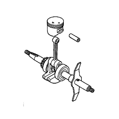 Honda 04103ZM3020 Crankshaft Comp Honda Engines Original OEM Part