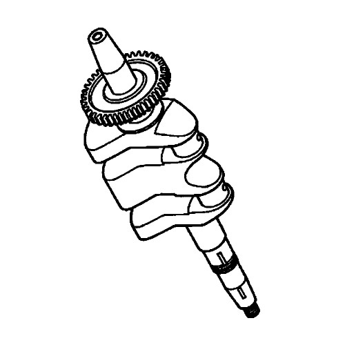Honda 13310ZA0950 Crankshaft Original Mower Part