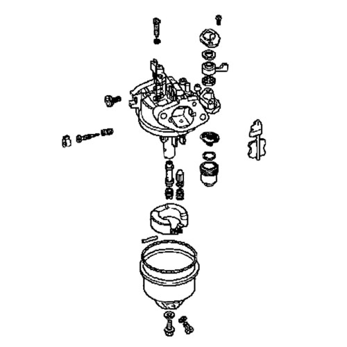 Honda 16100Z4VV31 Carburetor (Be59R A) Original Mower Part