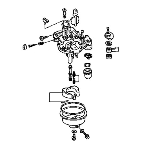 Honda 16100Z8S801 Carburetor (Be70P A) Original Mower Part