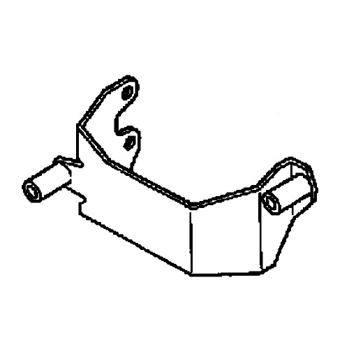 Honda 18338ZJ1801 Muffler Stay (Side Mount) Original Mower Part