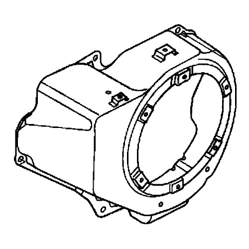Honda 19610ZB7000 Cover Comp Fan Original Mower Part