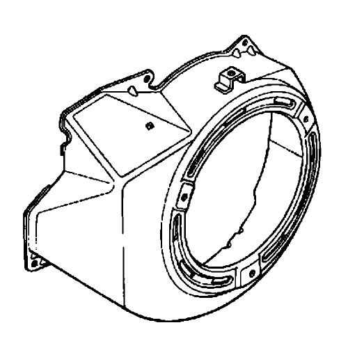 Honda 19610ZE3010ZG Fan Cover Original Mower Part