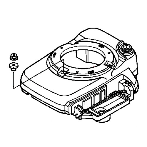 Honda 19610ZG9802ZF Cover Fan R280 Original Mower Part