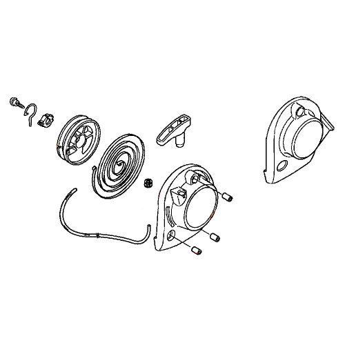 Honda 28400Z6K003 Starter Recoil Original Mower Part