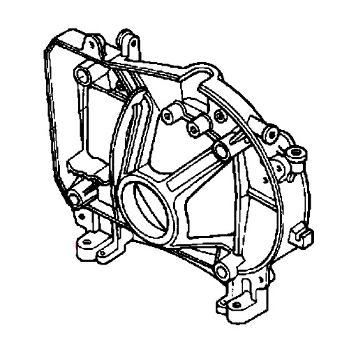 Honda 31170ZB2020 Housing Comp (Rear) Original Mower Part