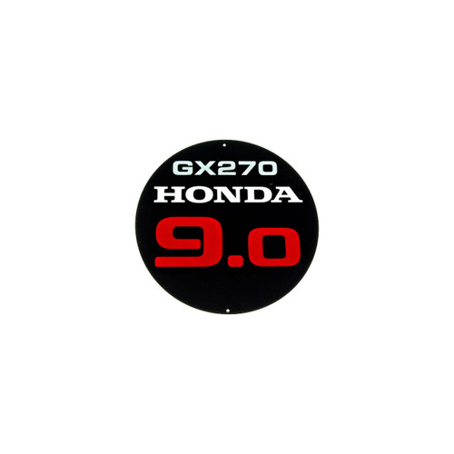 Honda 87521ZH9040 Emblem (Gx270) Original Mower Part - SUPERSEDED FROM 87521-ZH9-030