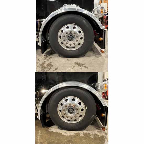 Load-Share Steer Axle Air Ride Upgrade Kit Fits Peterbilt 365, 367, 386, 388 & 389
